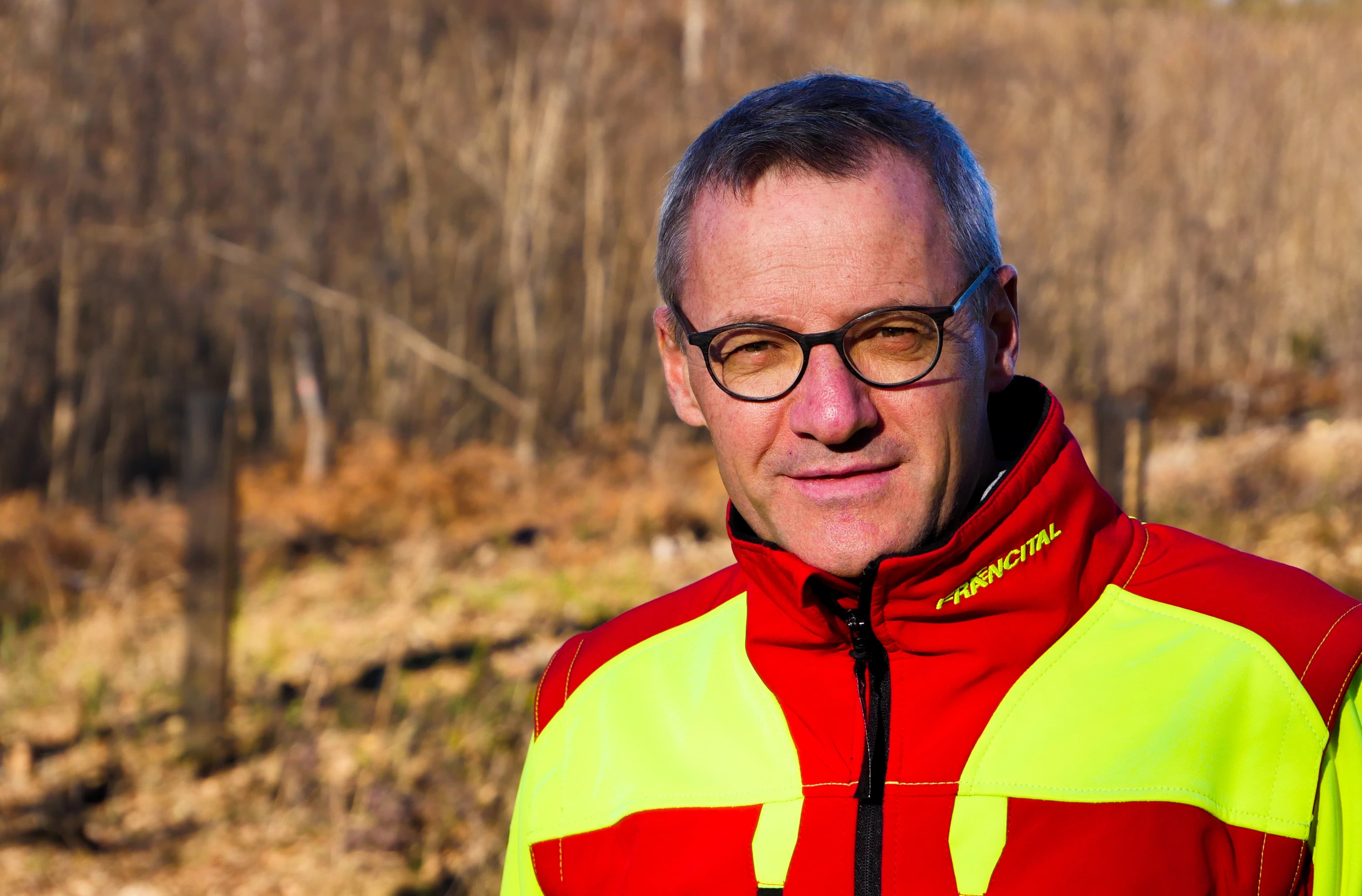 Reforestation and extension of a forest in Sanilhac