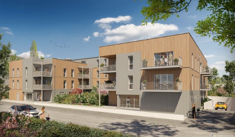 Construction biosourcée d'une résidence au cœur d'Angers
